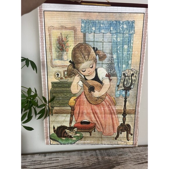 Vintage Jandro Litho 1972 Little Workers Print /Childs Room /Nursery /Retro 8x10 - Picture 1 of 5